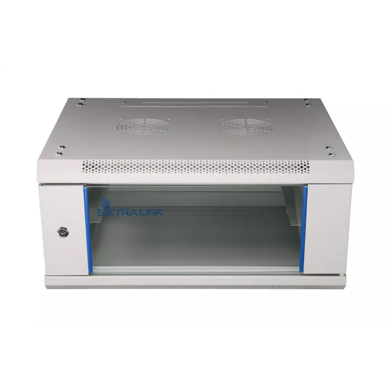 Nástenný rack 4U 600x450 sivý - Extralink