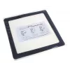 DEMCiflex protiprachový filter 140 mm, štvorcový – čierny/biely