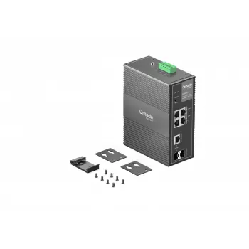 TP-Link IES206GPP sieťový switch managed Gigabit Ethernet (10/100/1000) Power over Ethernet (PoE) čierny