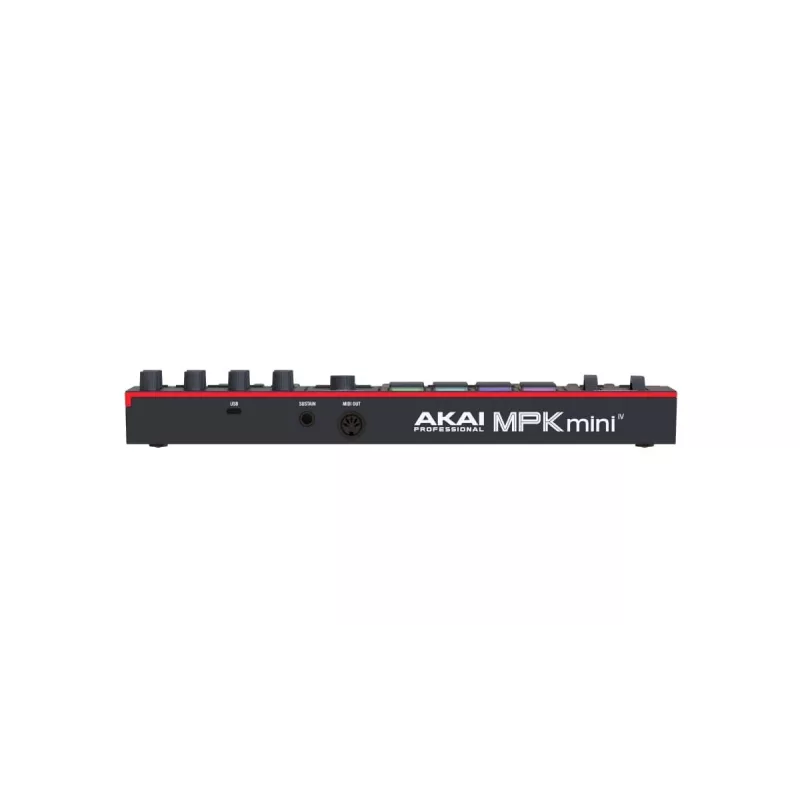 AKAI MPK Mini MK4 MIDI ovládacia klávesnica, čierna