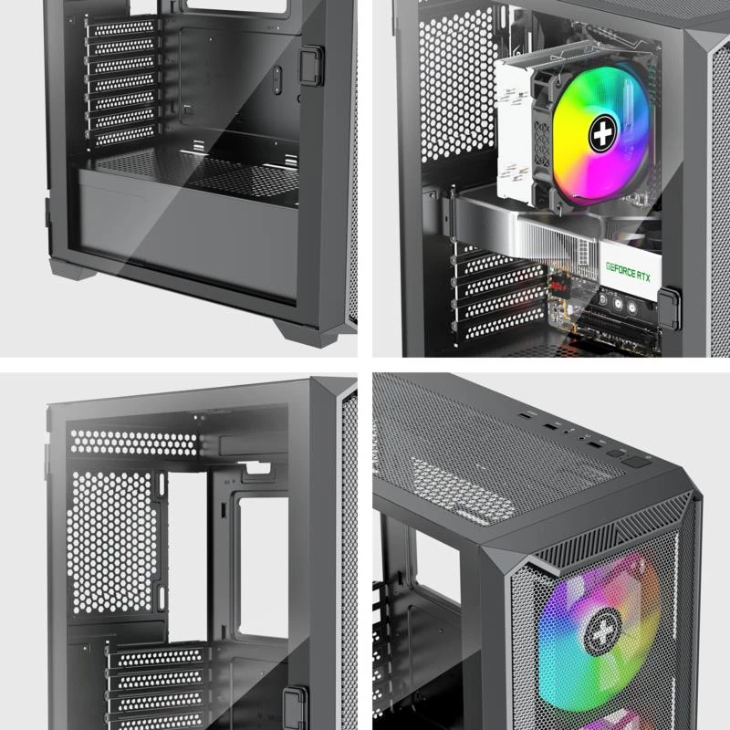 Skriňa|XILENCE|ATX/micro ATX/Mini-ITX|čierna|Midi Tower|PC|XG161