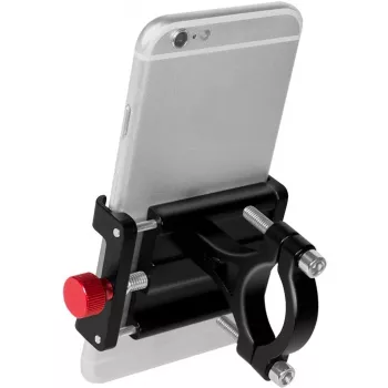 LogiLink držiak smartfónu na bicykel, fixovaný, čierny/červený kvalitná hliníková zliatina, vhodný pre mobilné zariadenia - 1 kus (AA0146)