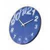NeXtime hodiny 3077bl 3D, Ø39,5 cm, nástenné, modrá/biela