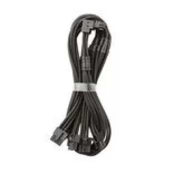 CableMod C-Series Pro prepojovací kábel - variant A, 90°, 16-Pin na 4x8-Pin PCIe, čierna