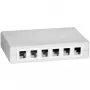 LOGILINK- Keystone povrchová montážna krabica 12 port UTP, biela (NK4033)