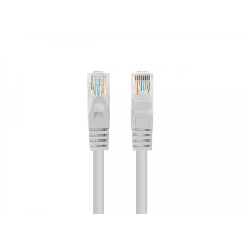 Sieťový kábel LANBERG PCU5-10CC-0025-S Cat5e U/UTP RJ-45 — 0,25 m, sivý