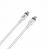 HYPER HyperJuice 240W silikónový USB-C na USB-C kábel (0,9 m/1 m) - biely