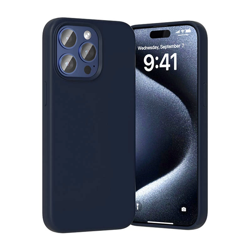 Ochranné puzdro zo silikónu Vention KUFL0-40 pre iPhone 15 Pro Max, modré