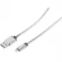 ROLINE - nabíjací/dátový kábel pre iPad/iPhone/iPod - Lightning / USB - USB Type-A, 4-pólový (samec) - Lightning (samec) - 1,8 m - tienený - (USB/USB 2.0) - biely (11.02.8322)