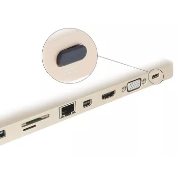 Ochranná krytka konektora samice DeLOCK 64014 USB Type-C čierna 10 ks