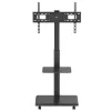 TV stojan ergo office ER-304 B, max. nosnosť 50 kg, VESA 600x400