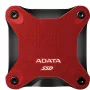 Externý SSD ADATA SD620 1 TB, prenosný USB 3.2 Gen 2 (Micro-USB B), rýchlosť čítania 520 MB/s, rýchlosť zápisu 460 MB/s, nárazuvzdorný, červený