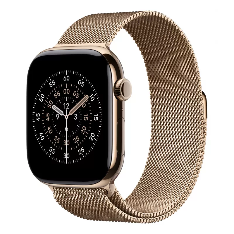 Apple Milanaise remienok na hodinky, zlatá, 46mm, S/M, MGJ44ZM/A