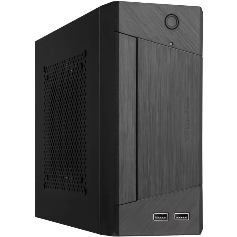 SilverStone MILO ML10 - USFF - Mini-ITX - bez napájacieho zdroja - čierna - USB/Audio (SST-ML10B)