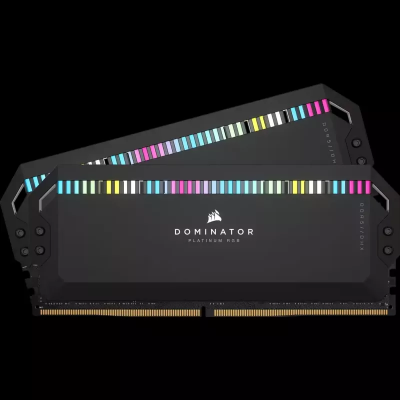 DIMM 32 GB DDR5-6400 (2x 16 GB) dual kit, operačná pamäť čierna, CMT32GX5M2B6400C32, Dominator Platinum, INTEL XMP