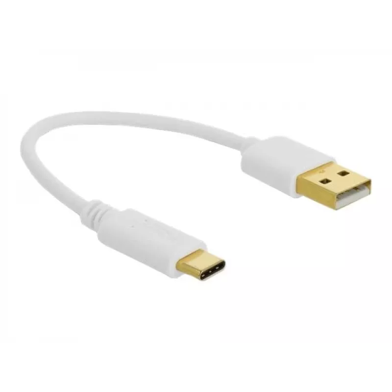 USB nabíjací kábel DeLOCK Type-A na USB Type-C 15 cm