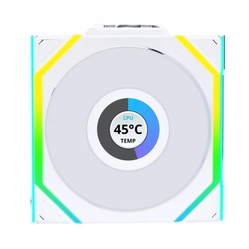 Lian Li UNI FAN SL Wireless LCD 120 12 cm biela 29.5 dB 50.08 cfm