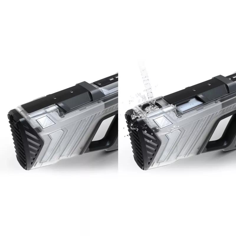 Vodná pištoľ SpyraOne SpyraGO Clear Transparent — kompaktná nabíjateľná vodná pištoľ SPGO1T