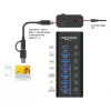 DeLOCK 64326 rozbočovač USB 3.2 Gen 2 (3.1 Gen 2) Type-C 10000 Mbit/s čierny