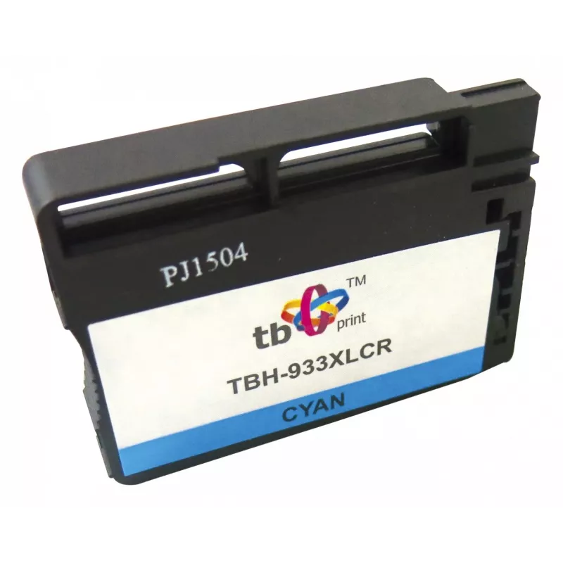 TB Print TBH-933XLCR repasovaná atramentová kazeta pre HP 933XL (CN054AE), HP Officejet 6100 ePrinter, azúrová, 16 ml, 825 strán