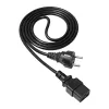 Akyga serverový napájací kábel CEE 7/7 na IEC C19, 250 V, 1,8 m (AK-UP-01)