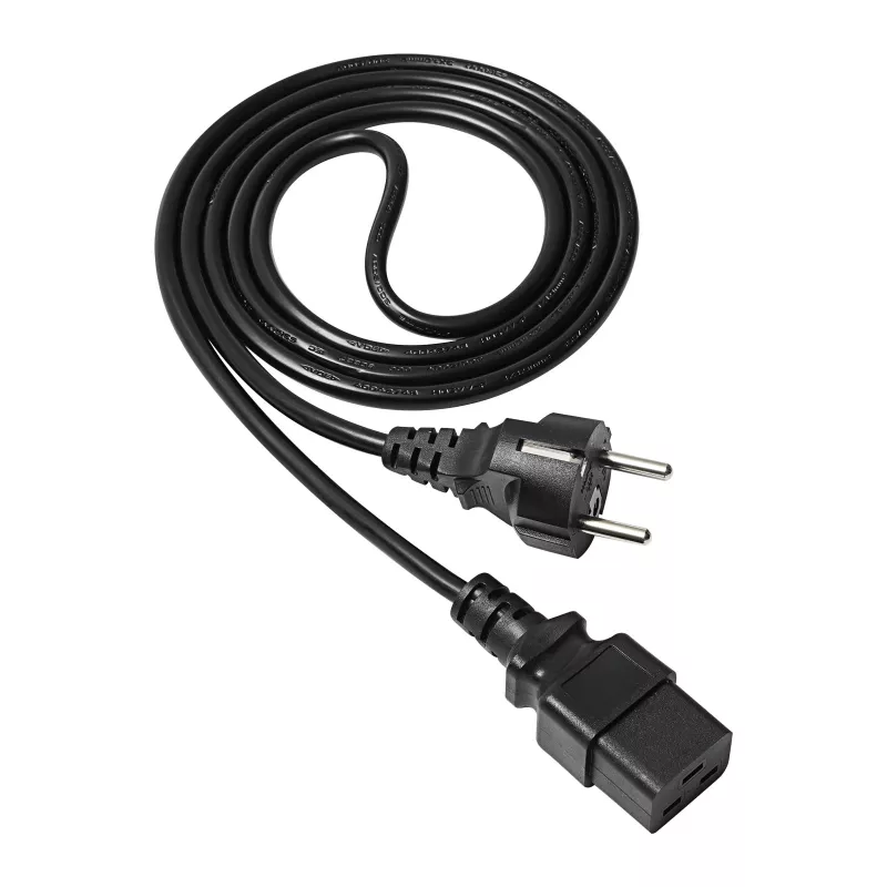Akyga serverový napájací kábel CEE 7/7 na IEC C19, 250 V, 1,8 m (AK-UP-01)
