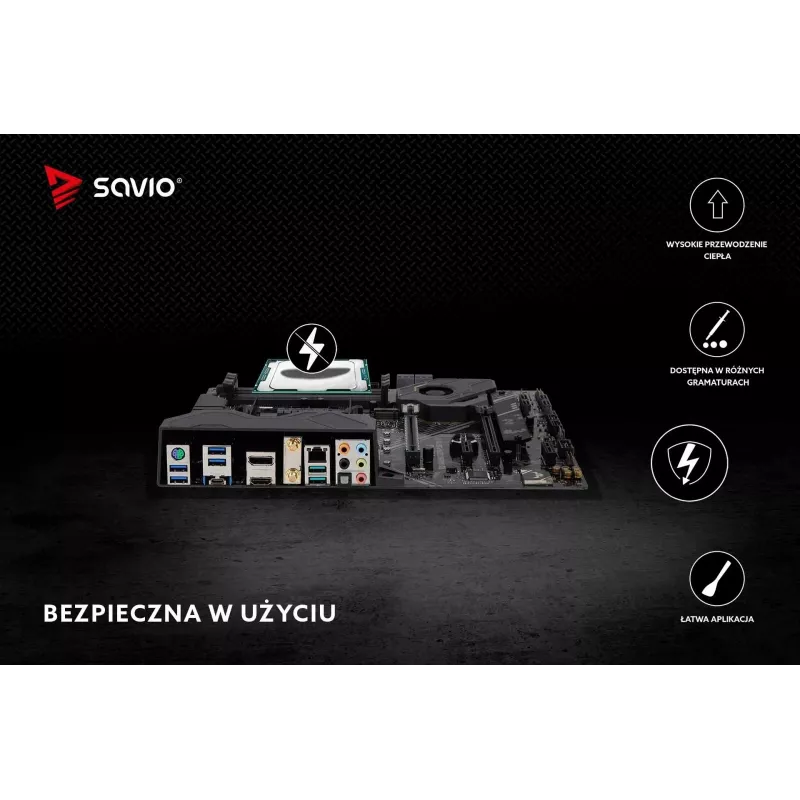 Teplovodivá pasta SAVIO TG-02 8,5 W/mK 2 g