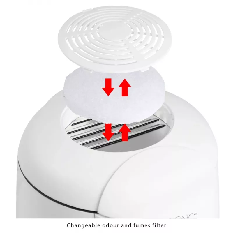 Clatronic FFR 2916 Single 1 L samostatný 900 W fritéza sivá, biela