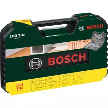 Sada príslušenstva Bosch V-Line 103-dielna — Bosch 103-dielna sada vrtákov a skrutkovacích bitov