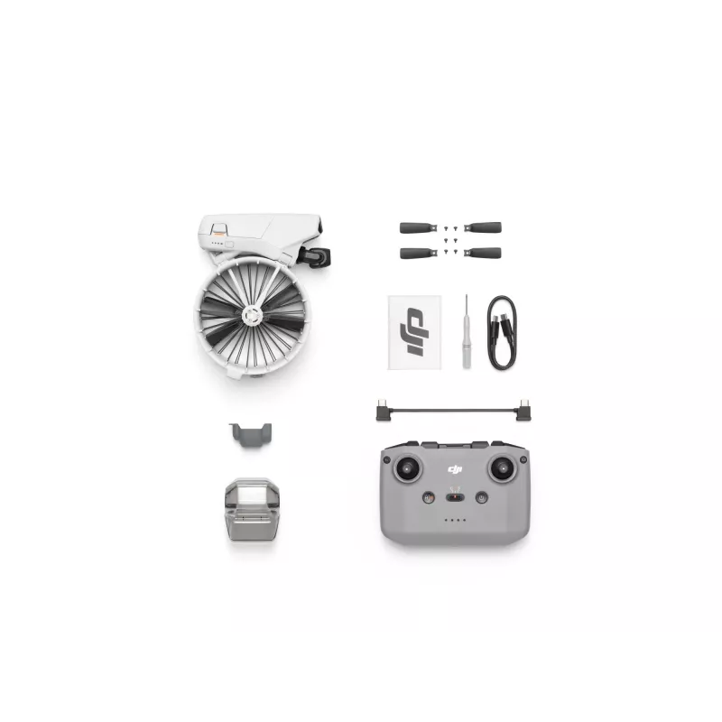 Dron DJI Flip so 4 rotormi, 48 MP kamerou, videom 3840×2160, 3110 mAh batériou, čierna/biela