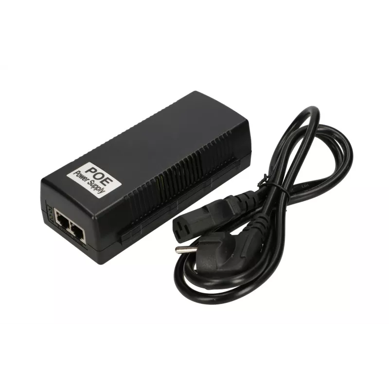Extralink POE-48-48W napájací zdroj, 48V, 1A, 48W, Gigabit 802.3af/at