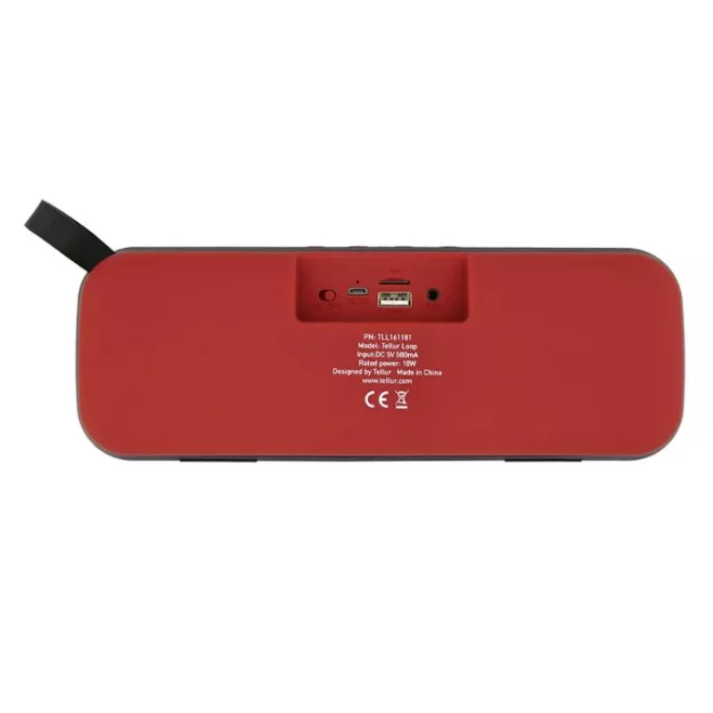 Prenosný reproduktor Tellur Bluetooth reproduktor Loop 10W červený