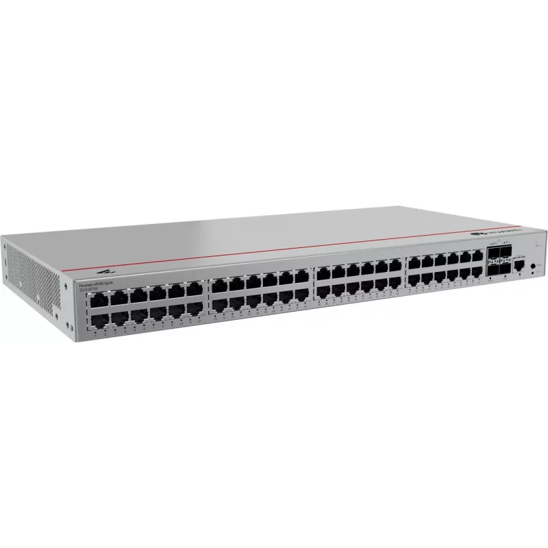 Switch HUAWEI CloudEngine S310-48T4S — 48x Gigabit Ethernet (10/100/1000), 1U, RJ-45 konzola, sivý