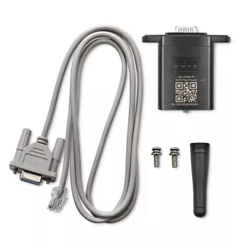 Wi‑Fi modul pre solárny menič QOLTEC 53963 RS232 — RS232 konektivita, model 53963
