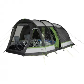 High Peak Bozen 5.0 rodinný tunelový stan (sivý/zelený)