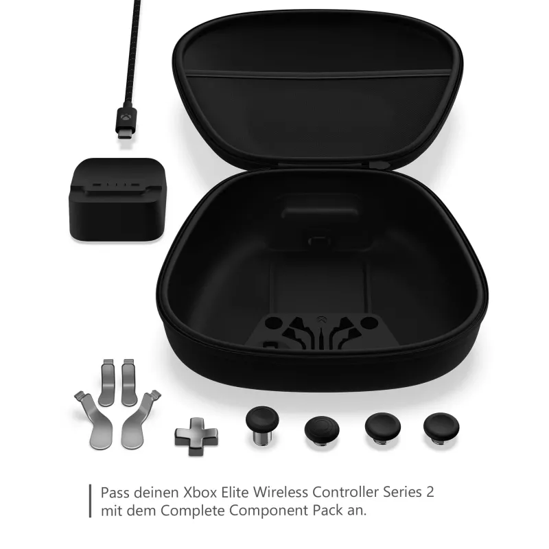 Nadstavec pre herný ovládač Microsoft Xbox Elite Wireless Controller Series 2 Complete Component Pack čierny strieborný