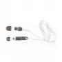 Sbox 2IN1W USB->Micro USB+IPH.5 M/M 1M biely