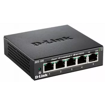 D-Link DES-105 Unmanaged L2 čierna