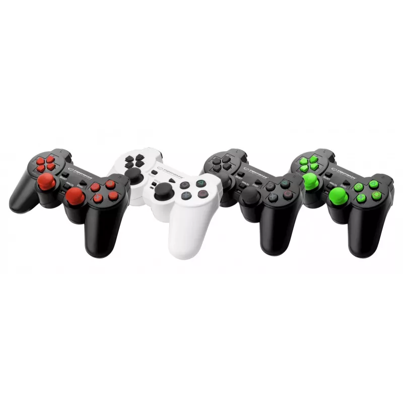 Esperanza EGG107K herný ovládač gamepad PC, PlayStation 3 analógový / digitálny USB 2.0 čierny