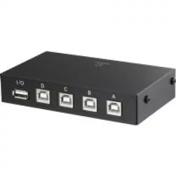 USB prepínač Renkforce RF-4106952 – 4-port USB 2.0, čierna
