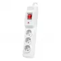 Predlžovacia zásuvka ARMAC MULTI M3 PROTECTING POWER STRIP, 3 zásuvky, 3 m kábel, sivá