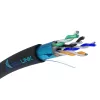 Sieťový kábel Extralink Twisted pair CAT5E FTP Outdoor 305m čierny