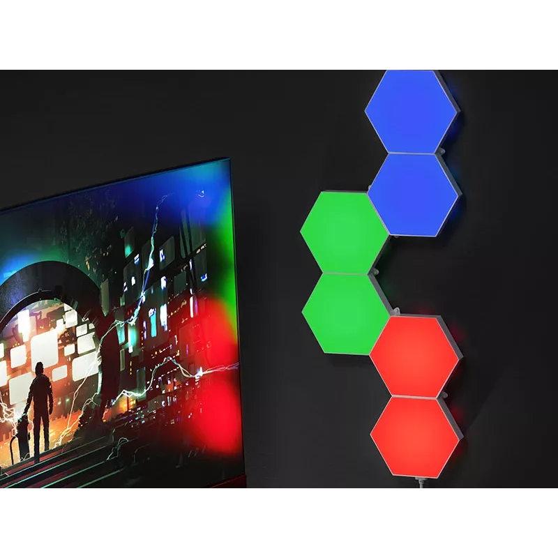 Vstavaný RGB LED panel TRACER Smart Hexagon Tracer 47256 Ambience TRAOSW47256