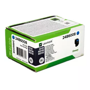 OEM Lexmark 24B6008 azúrová 3000 strán originál toner OLEX24B6008