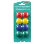 Magnety na bielu tabuľu Stanger model 73002 sada s 8 farbami, balenie 8 ks okrúhle magnety