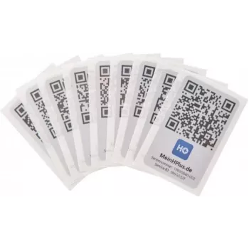 Hekatron Service Codes Mein HPlus 10er Model 30-6800118-01-01 — sada 10 servisných kódov samolepiek