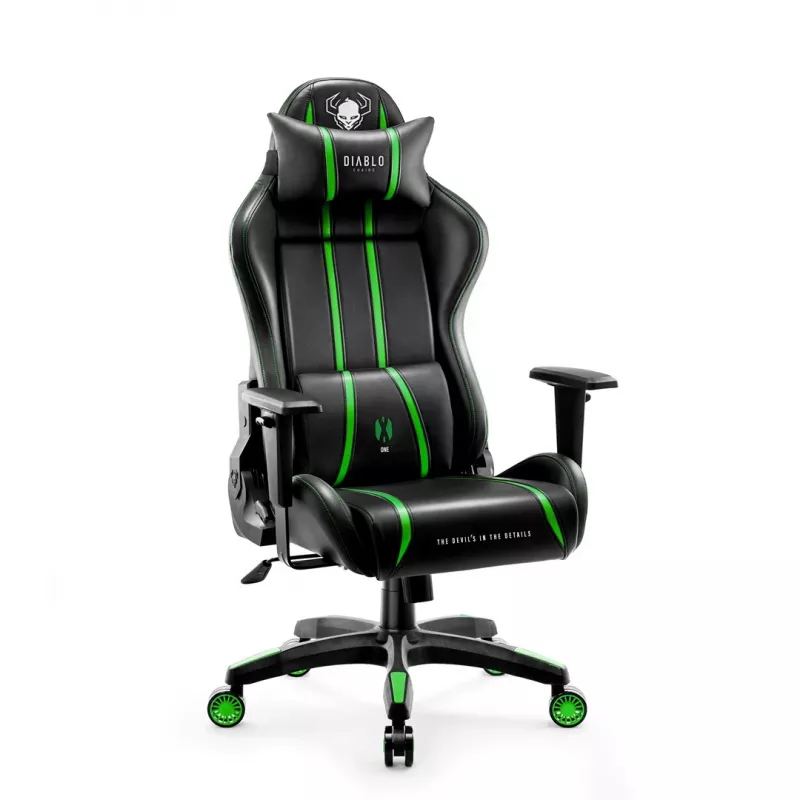 Diablo X-One 2.0 Normal Size herná stolička čierna, zelená