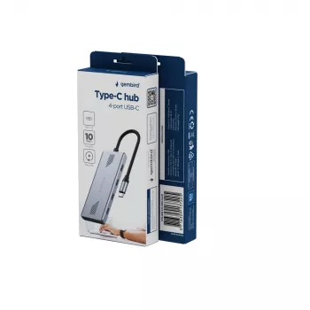 USB-C 3.2 Gen 2 4-port hub od GEMBIRD UHB-CM-U310-C4-01