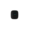 NATEC káblová nabíjačka pre mobilné zariadenia NUC-2141, 30W, USB-C PD 3.0 + USB-A QC 3.0, 110–240V, čierna
