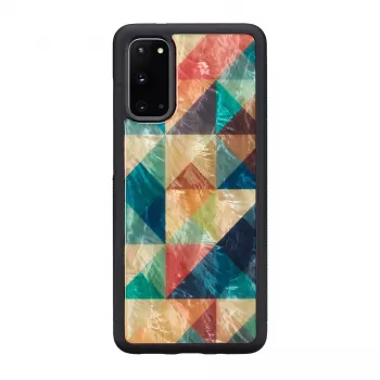 Ochranné puzdro iKins pre Samsung Galaxy S20 — Mosaic čierne